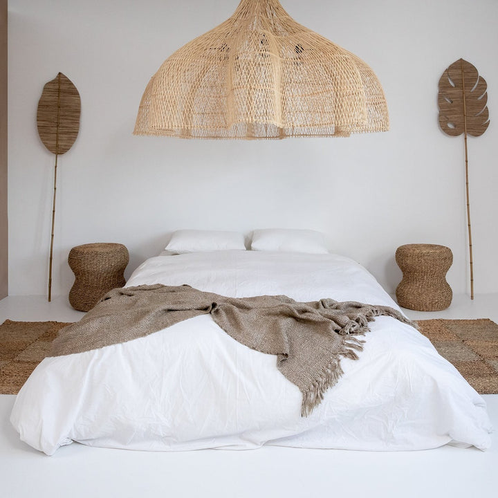 Suspension Rotin Naturel