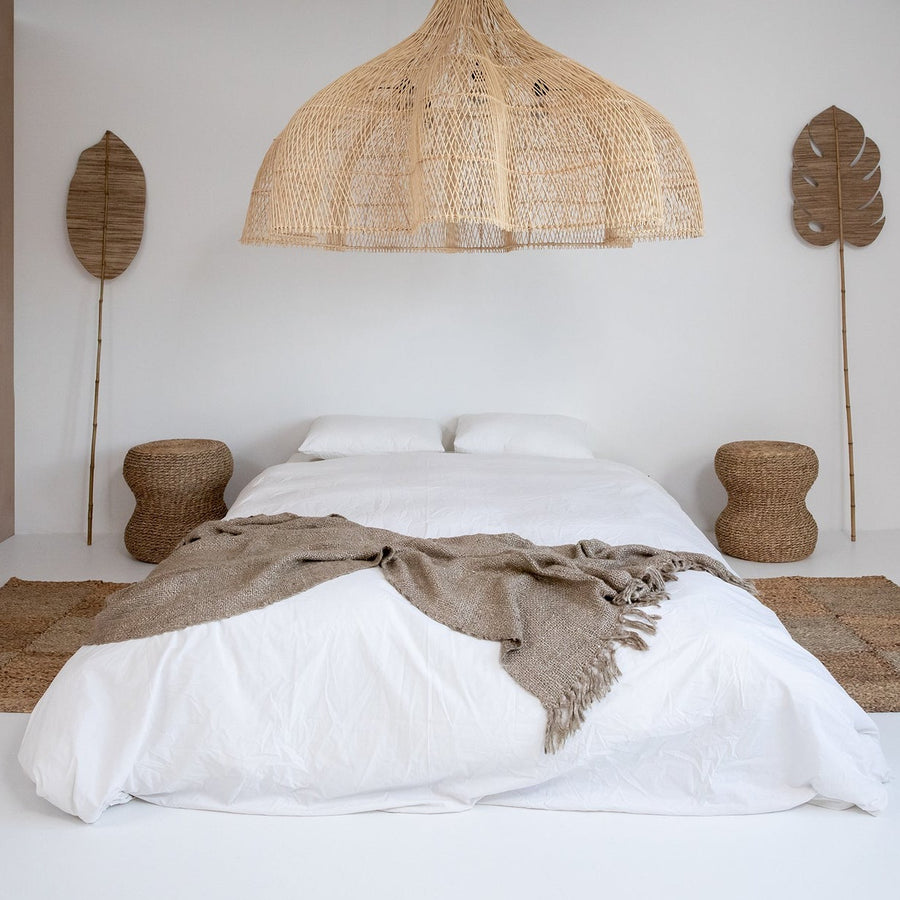Suspension Rotin Naturel