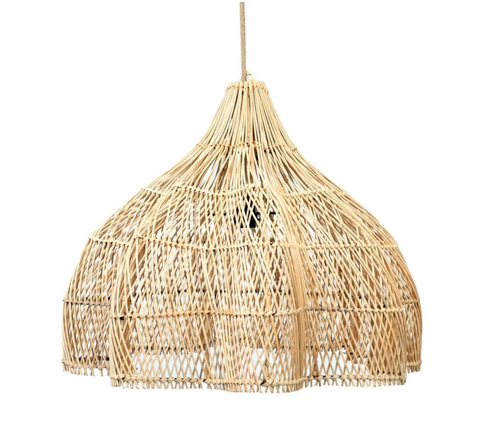 Suspension en rotin naturel (3 Tailles)
