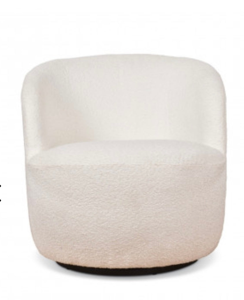 Fauteuil Walter Pivotant Blanc