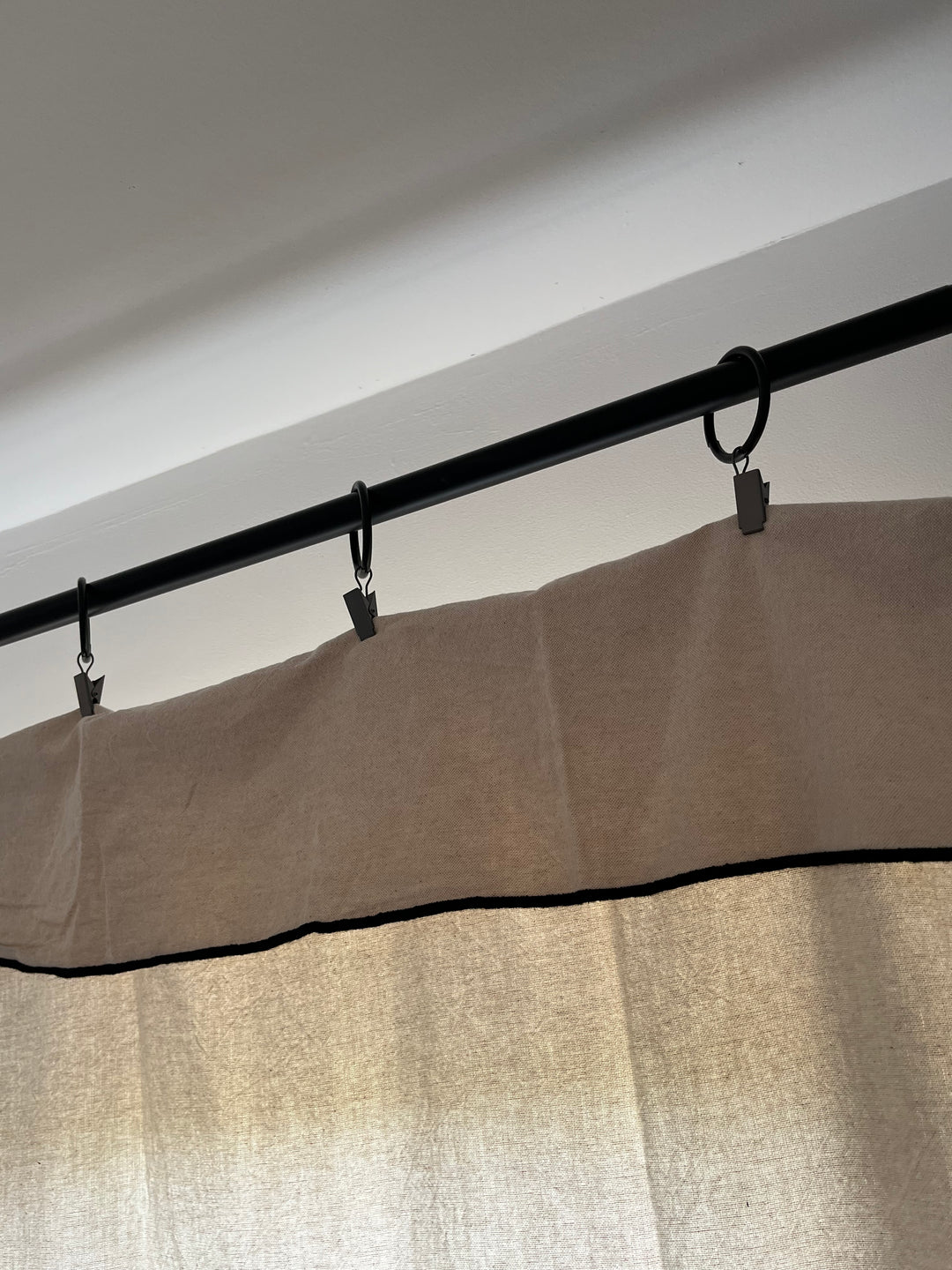 Anneaux à Pince pour Double Rideaux - Sachet de 10