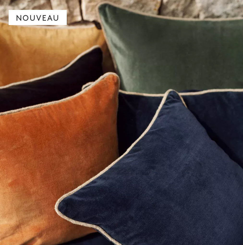 Housse de coussin en velours « New Delhi »