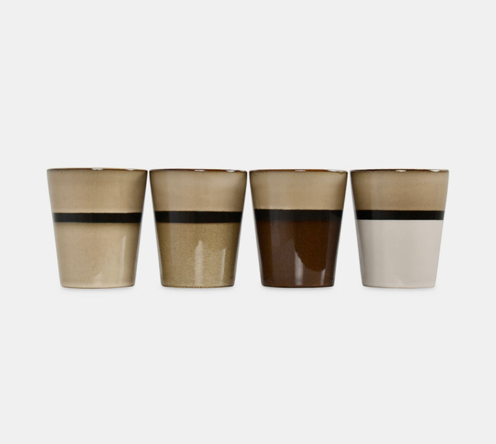 Set de 4 Tasses Lynx 2 Tailles