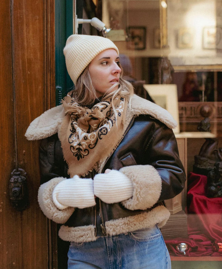 Foulard Laine et Cachemire Maison Lecomte Flament