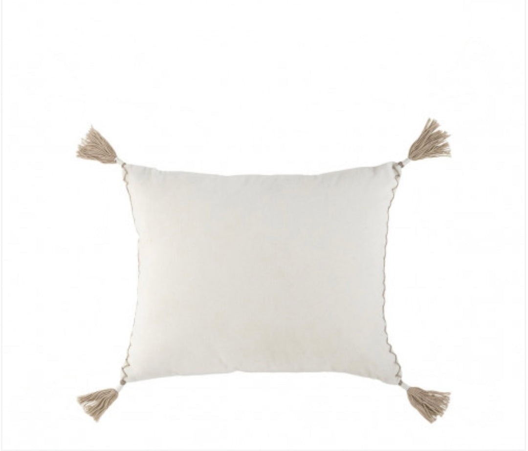 Housse de coussin « Matteo » Blanc D’ivoire