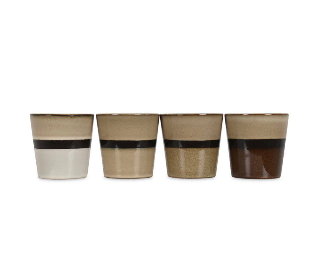 Set de 4 Tasses Lynx 2 Tailles