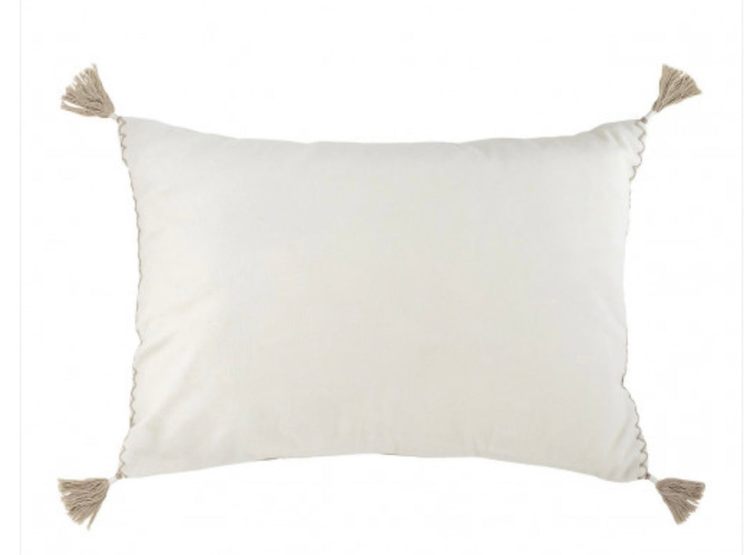 Housse de coussin « Matteo » Blanc D’ivoire