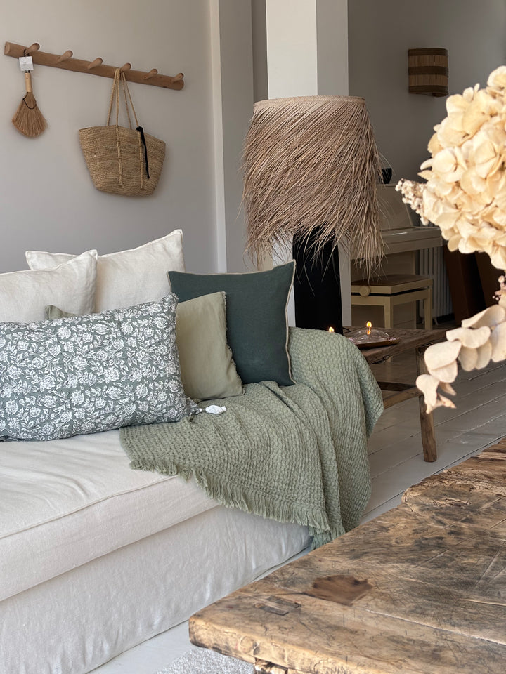 Housse de Coussin Eden Blanc d’Ivoire