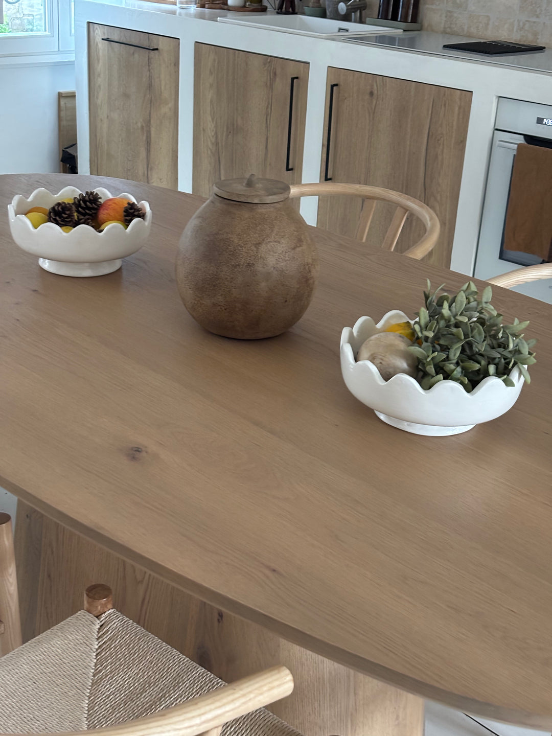 Pot terre cuite beige